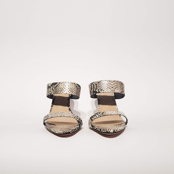 SCHUTZ Leia Snakeskin-Embossed Leather Mule - Picture 4 of 4